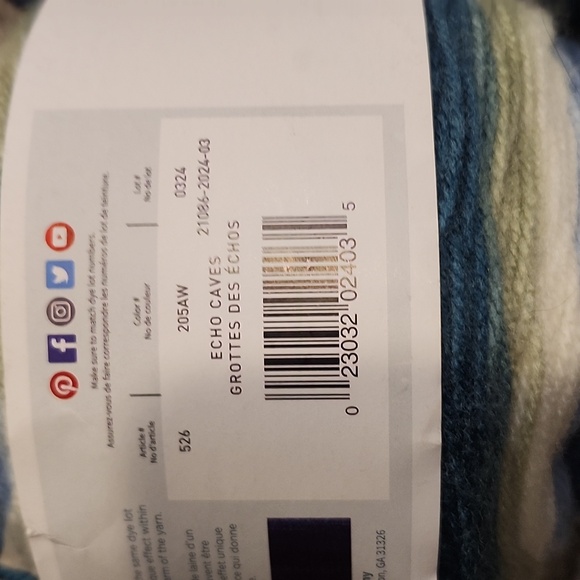 Lion Brand Mandala Baby Yarn 6 Pack Skein Cakes - Picture 5 of 5